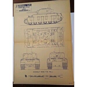 Military Modeling Plan Assault Tank T14 77mm  by Dyer